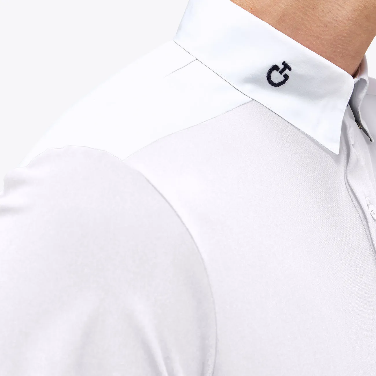 MEN&#x27;S COMPETITION JERSEY POLO SHIRT WHITE