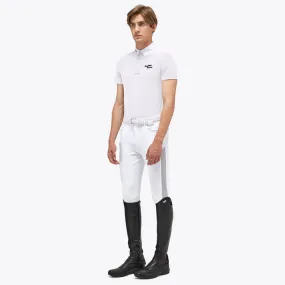 MEN&#x27;S COMPETITION JERSEY POLO SHIRT WHITE