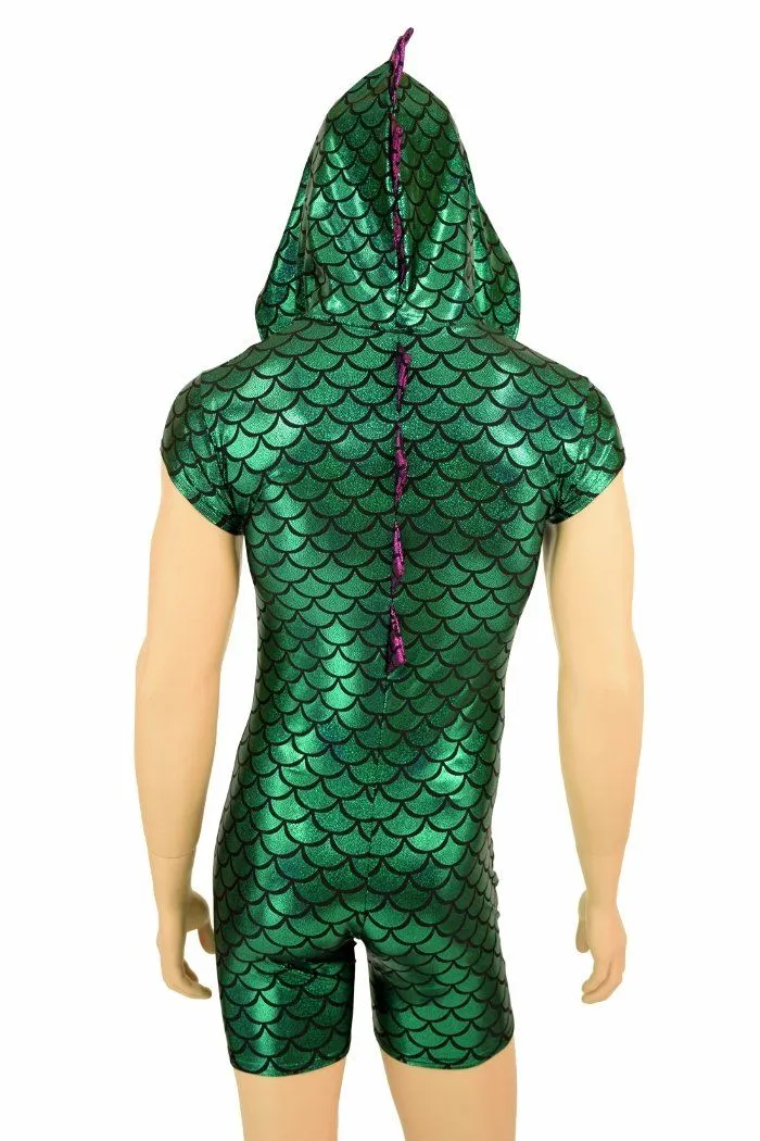 Mens Mardi Gras Dragon Romper