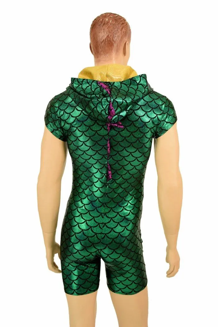 Mens Mardi Gras Dragon Romper