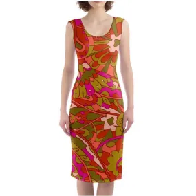 Mina Bodycon Split Leg Midi Dress
