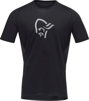 Norrøna Men&#x27;s Fjørå Wool T-Shirt Caviar | Buy Norrøna Men&#x27;s Fjørå Wool T-Shirt Caviar here | Outnorth