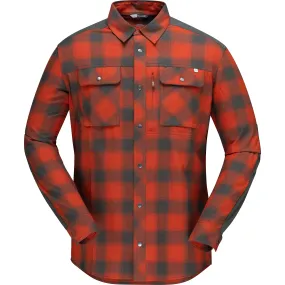 Norrøna Men&#x27;s Svalbard Flannel Shirt Rooibos Tea/Slate Grey | Buy Norrøna Men&#x27;s Svalbard Flannel Shirt Rooibos Tea/Slate Grey here | Outnorth
