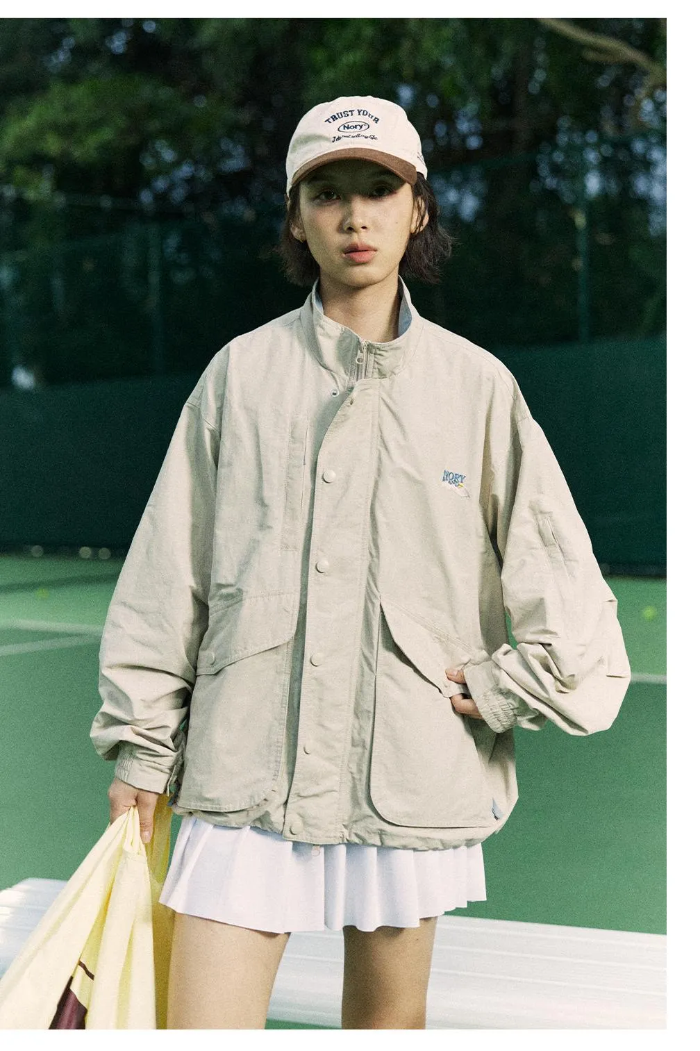 NORYBRAND ヴィンテージレタースタンドカラージャケット NGA004