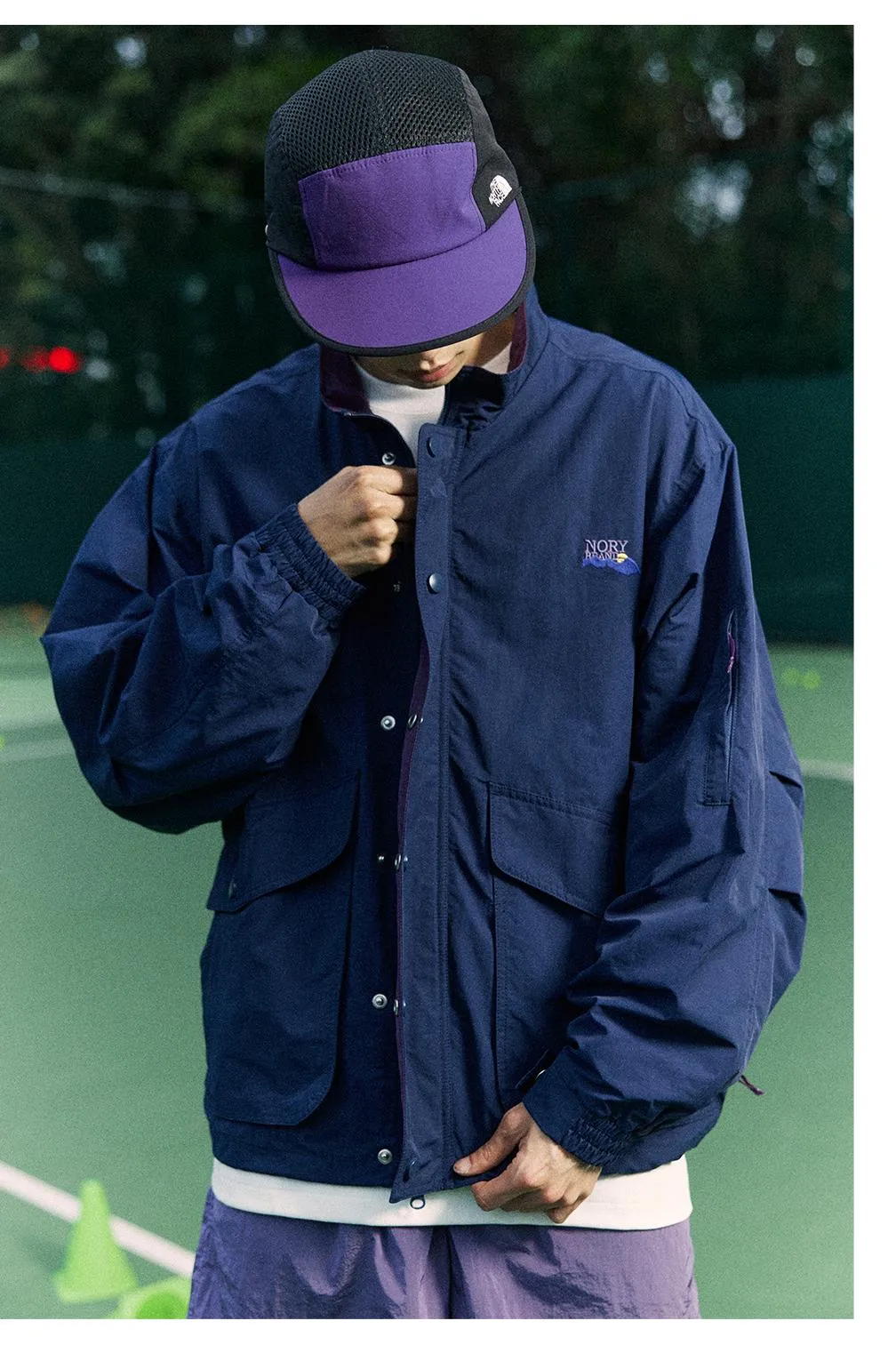 NORYBRAND ヴィンテージレタースタンドカラージャケット NGA004