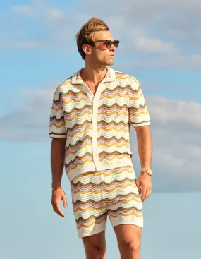 Ocean Crochet Shirt