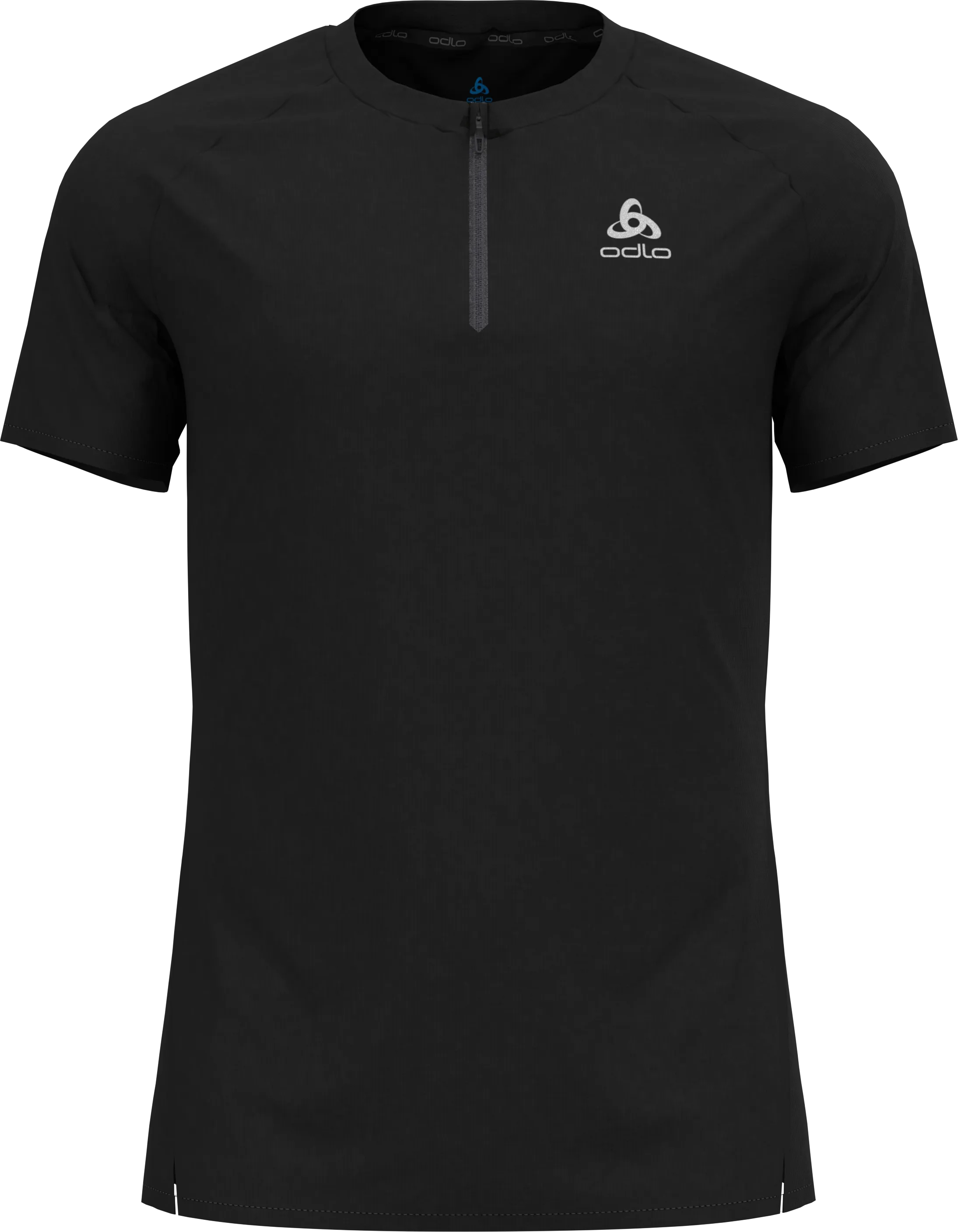 Odlo Men&#x27;s The AXALP Half-Zip Running T-Shirt Black | Buy Odlo Men&#x27;s The AXALP Half-Zip Running T-Shirt Black here | Outnorth