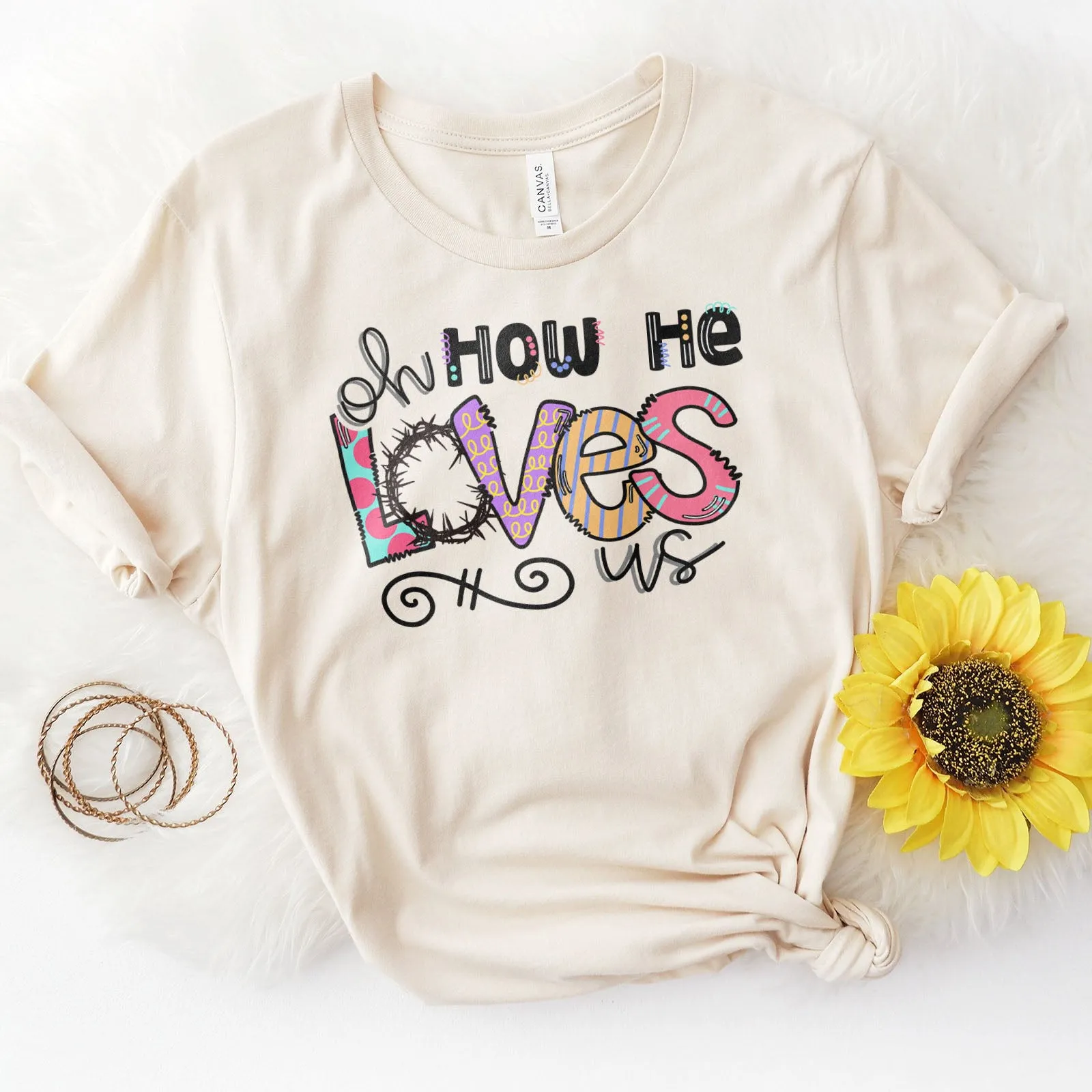 Oh How He Loves Us Tee