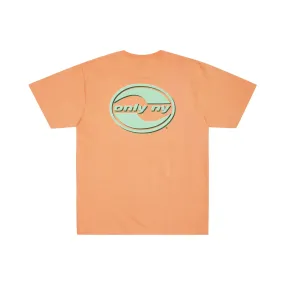 Only NY Wavy Logo T-Shirt - Peach Pink