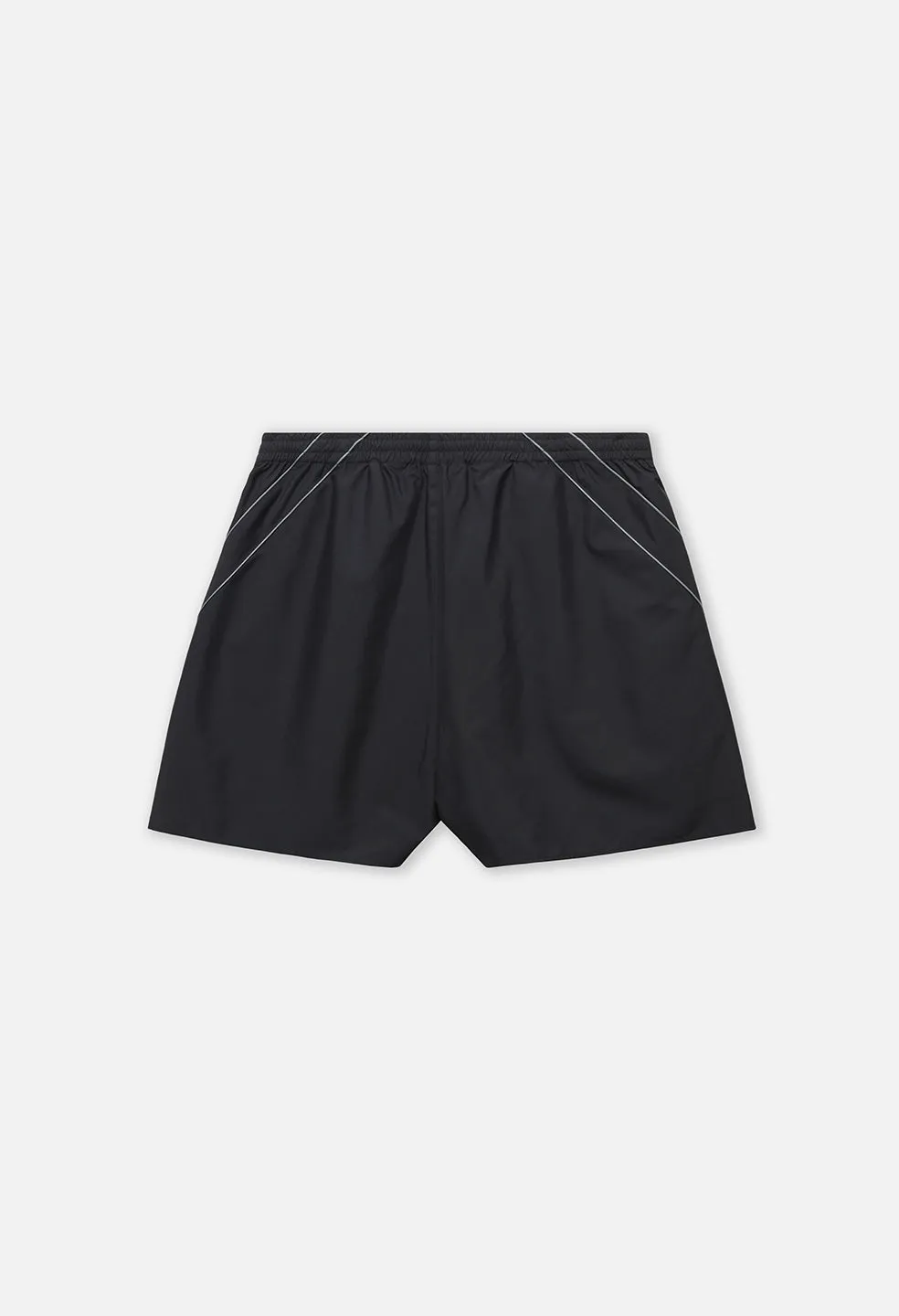Paneled Nylon Shorts / Black