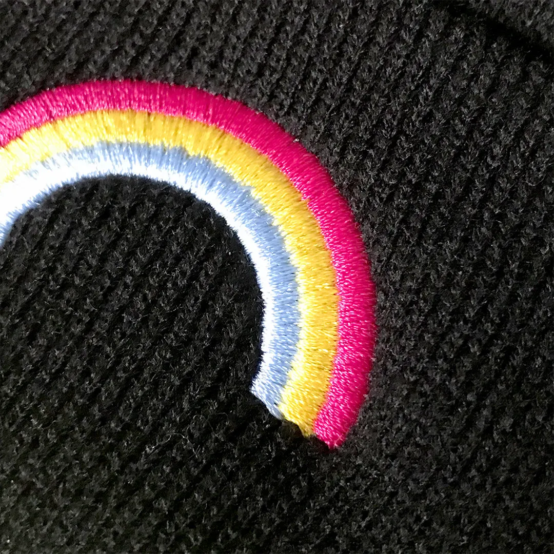 Pansexual Rainbow Beanie Hat