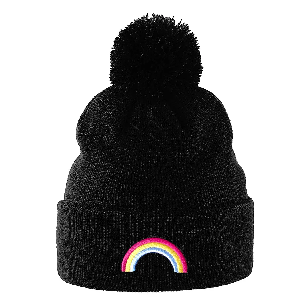 Pansexual Rainbow Beanie Hat