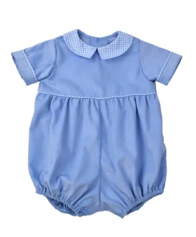 Periwinkle Corduroy Boy's Romper
