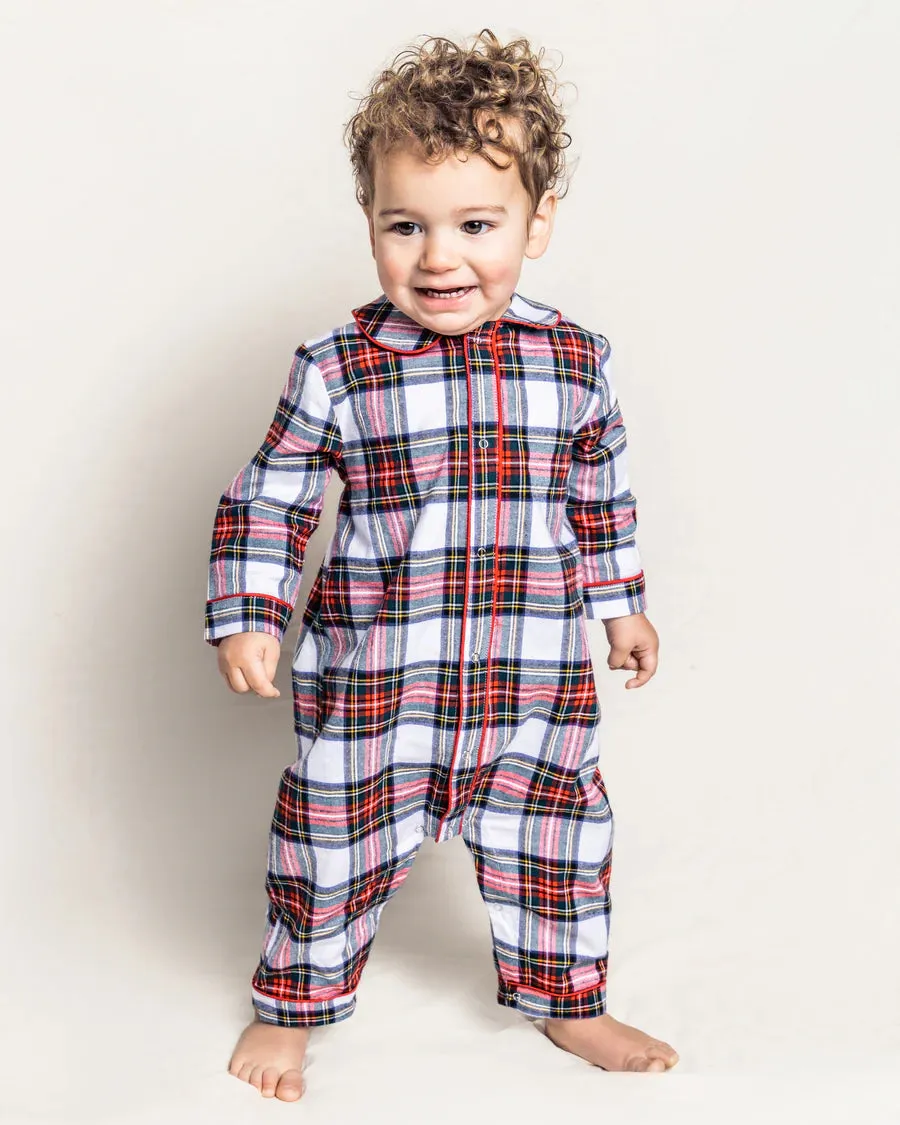 PETITE PLUME~ Baby Cambridge romper balmoral plaid