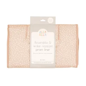Pram Liner - Beige Dots