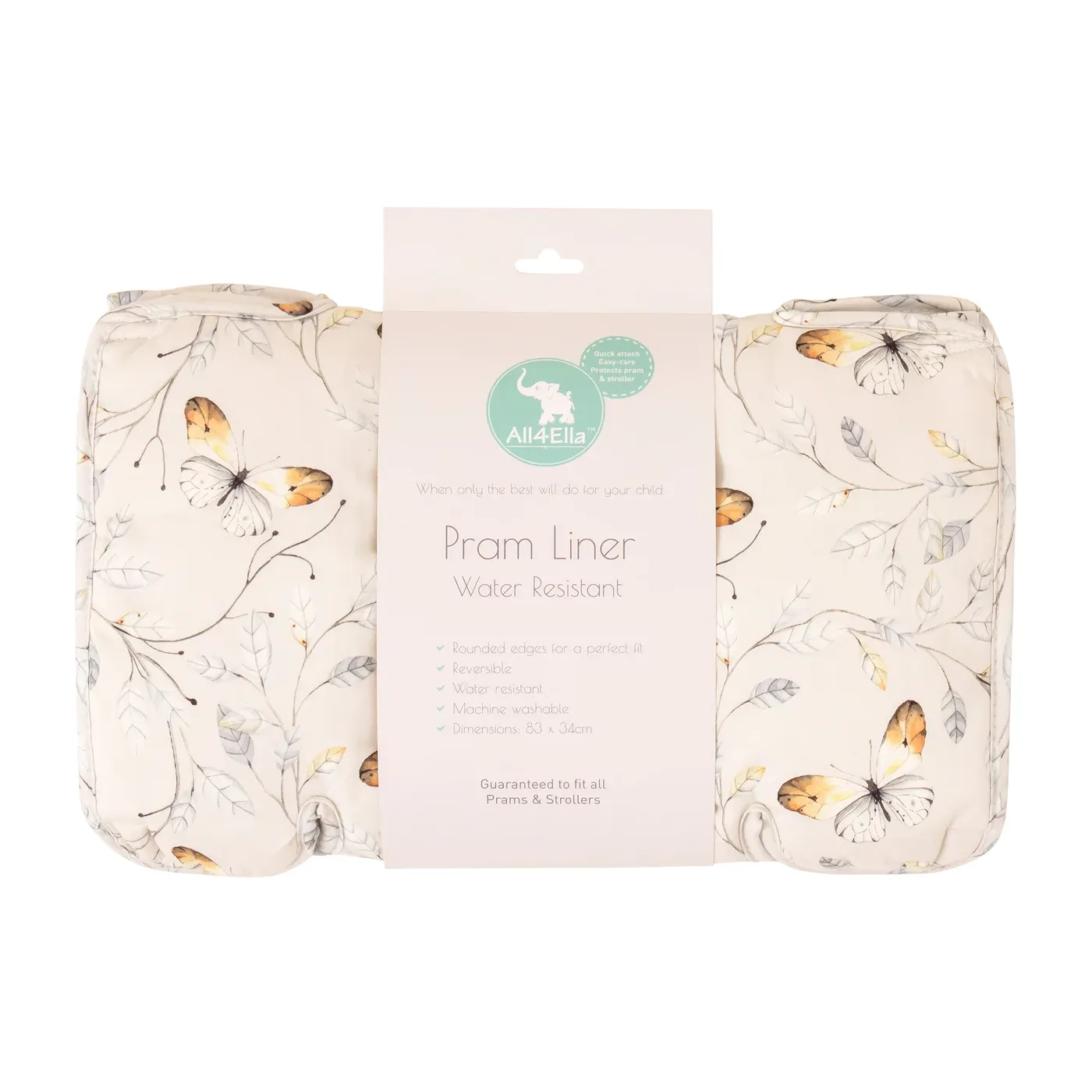 Pram Liner - Butterfly