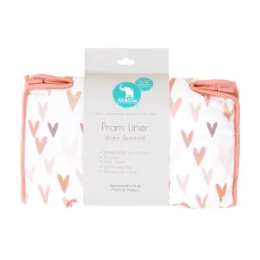 Pram Liner - Hearts
