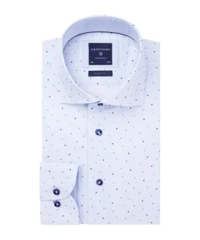 PROFUOMO / BLUE POLKA DOT SHIRT