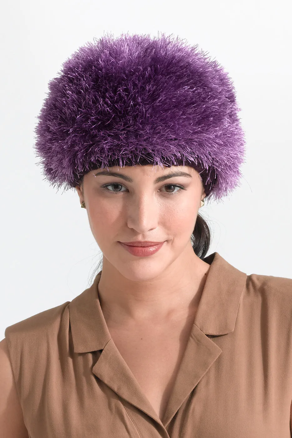 Purple Haze Beret (Knit)