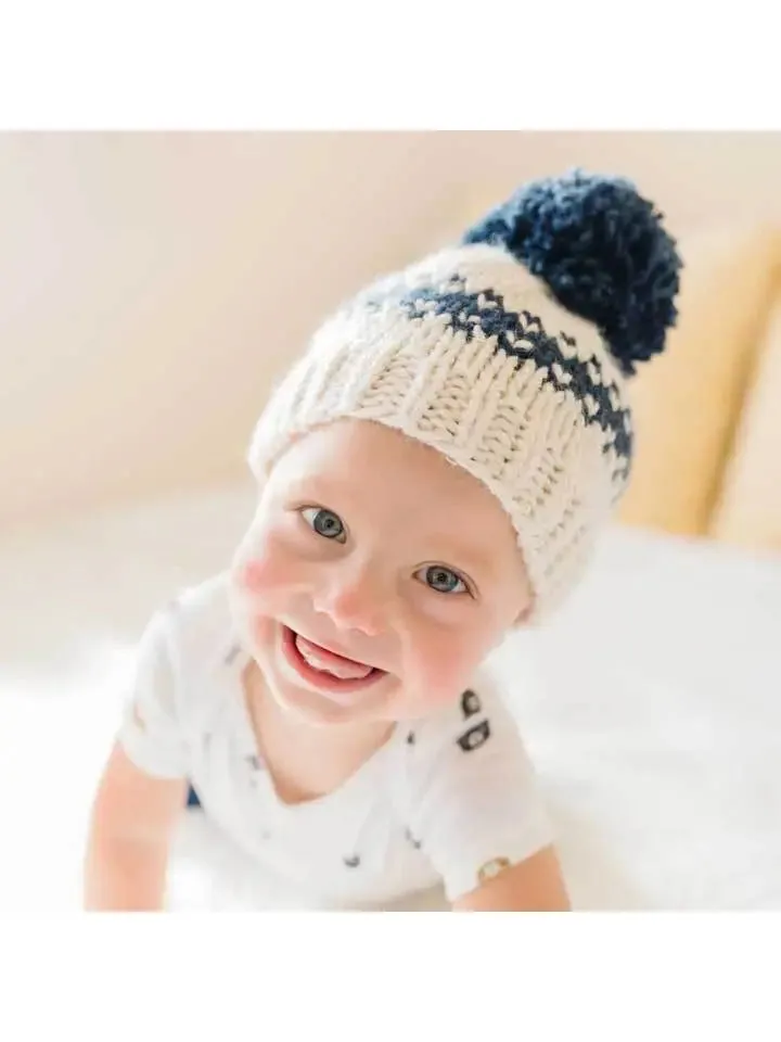 Rebel Natural Knit Beanie Hat