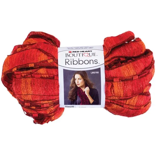Red Heart Boutique Ribbons Yarn - Discontinued shades