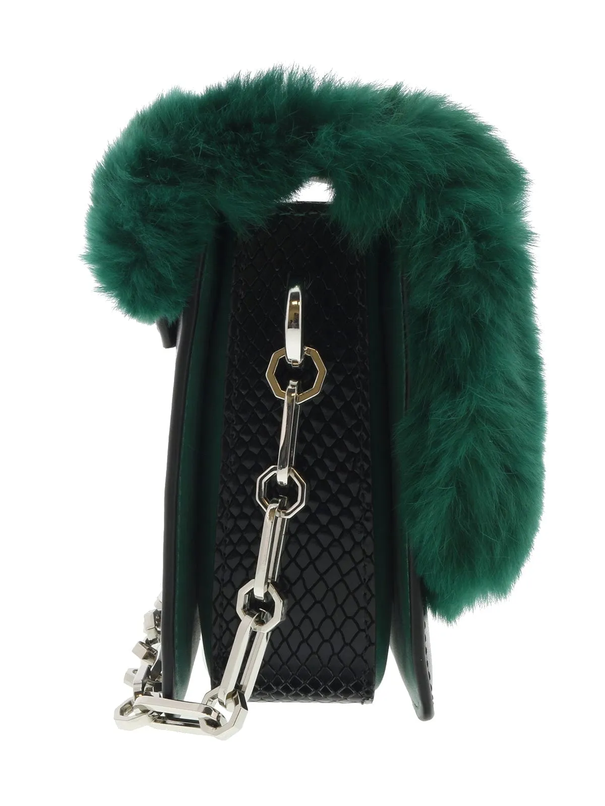 Roberto Cavalli HXLPG8 070 Green Shoulder Bag