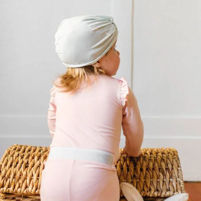 Ruffle Long Sleeve Bodysuit in Tencel