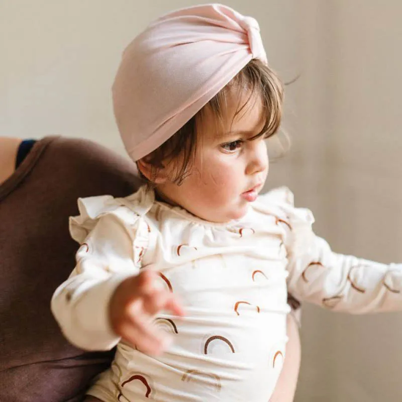 Ruffle Long Sleeve Bodysuit in Tencel