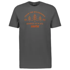 Sasta Men&#x27;s Wilderness T-shirt Dark Grey | Buy Sasta Men&#x27;s Wilderness T-shirt Dark Grey here | Outnorth