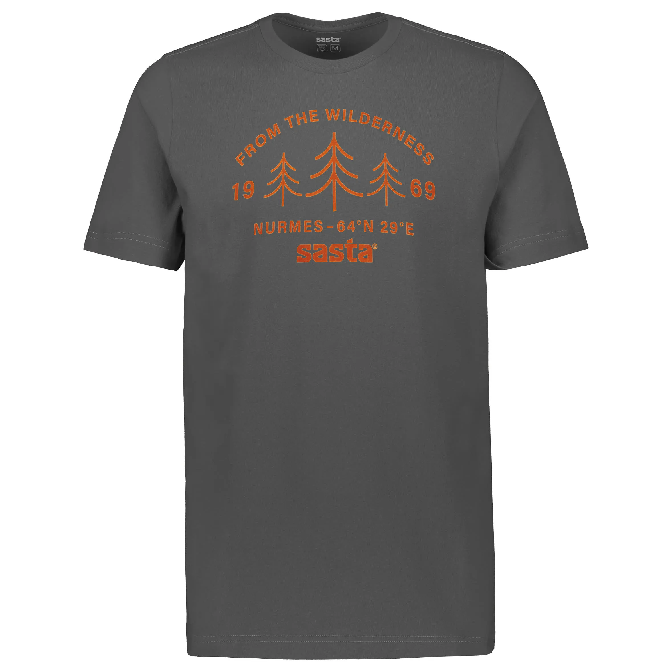Sasta Men&#x27;s Wilderness T-shirt Dark Grey | Buy Sasta Men&#x27;s Wilderness T-shirt Dark Grey here | Outnorth