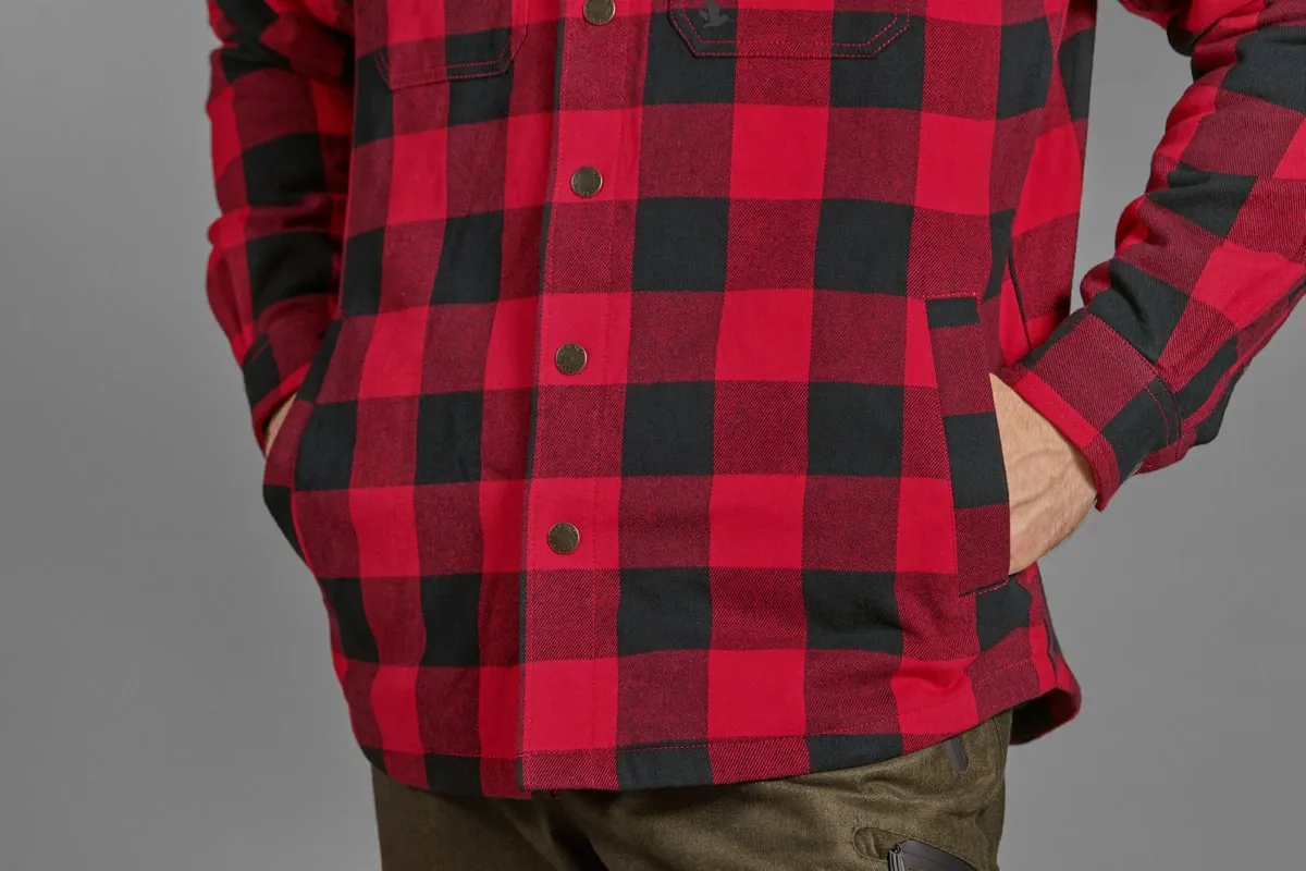 Seeland Men&#x27;s Canada Shirt Red Check | Buy Seeland Men&#x27;s Canada Shirt Red Check here | Outnorth