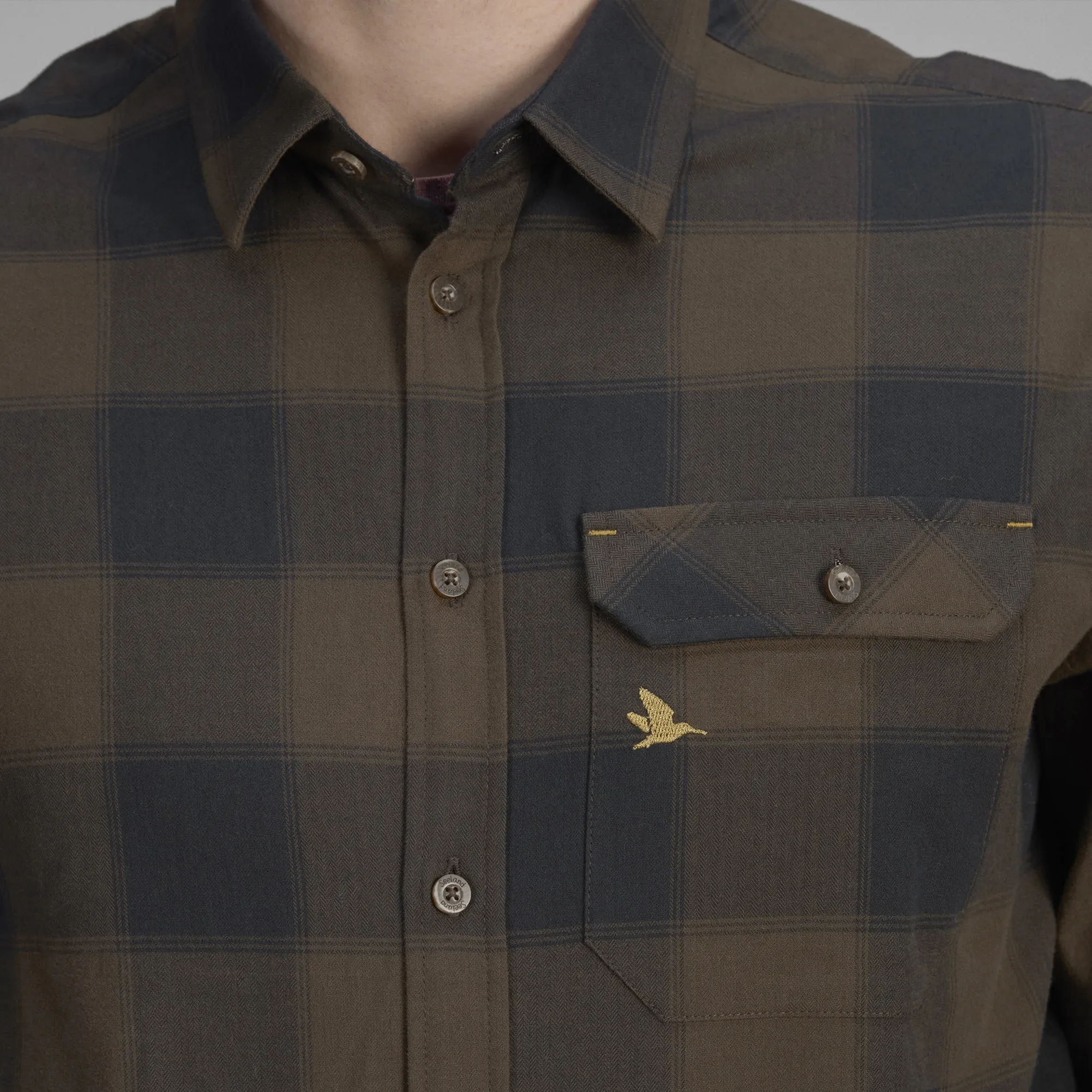 Seeland Men&#x27;s Highseat Shirt Hunter Brown | Buy Seeland Men&#x27;s Highseat Shirt Hunter Brown here | Outnorth