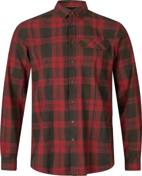 Seeland Men&#x27;s Highseat Shirt Red Forest Check | Buy Seeland Men&#x27;s Highseat Shirt Red Forest Check here | Outnorth