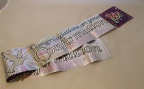 Silver Confirmation Strip Banner