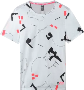 The North Face Men&#x27;s Printed Sunriser Short Sleeve Shirt Tnf White Trail Marker Print | Buy The North Face Men&#x27;s Printed Sunriser Short Sleeve Shirt Tnf White Trail Marker Print here | Outnorth