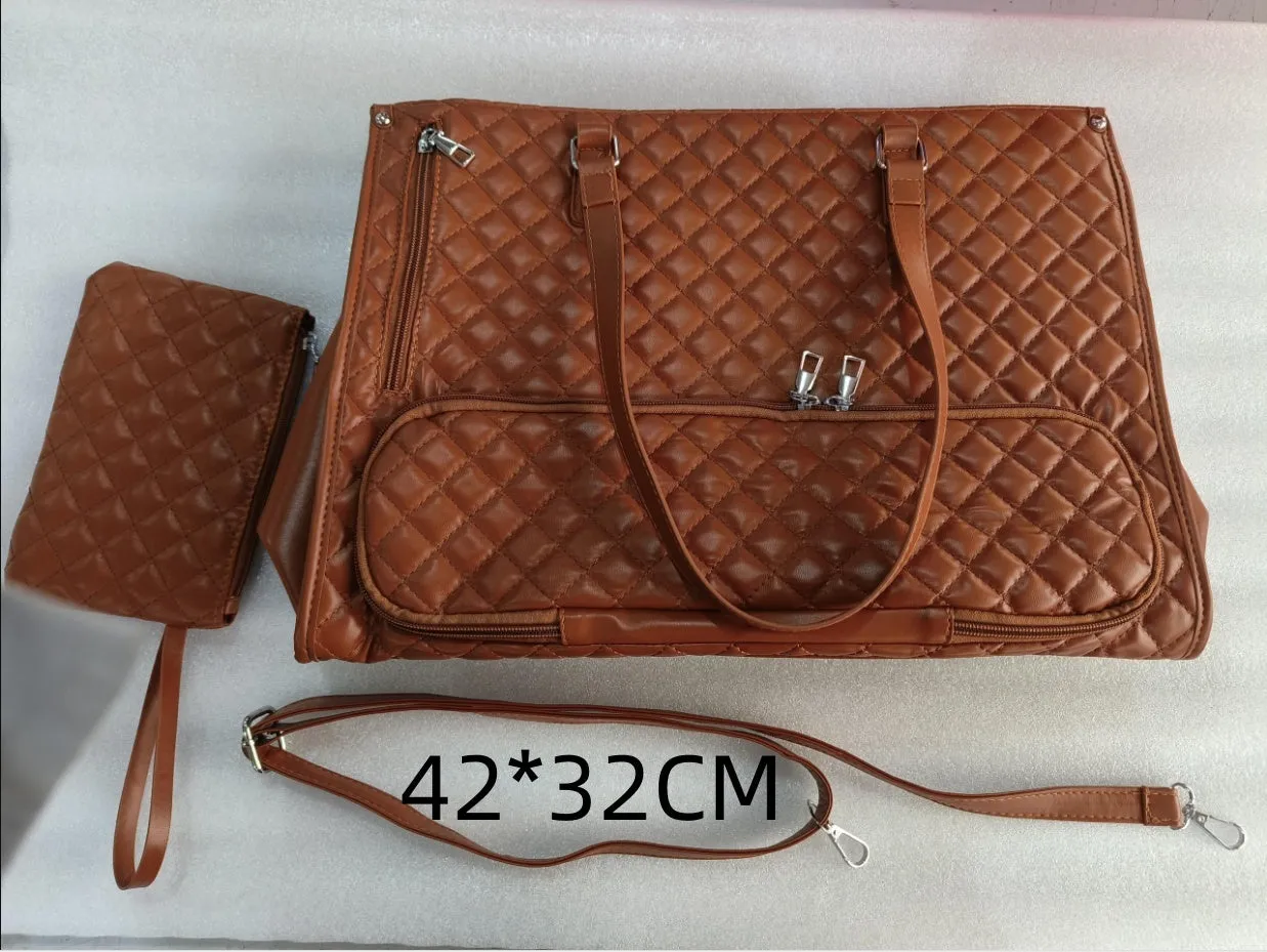 Thermal Tote Bag for Women | Quilted | Lunch   Laptop | Leak-Proof & Stylish