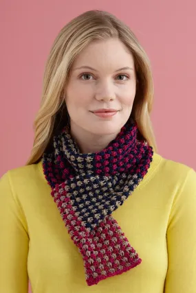 Three Color Scarf Pattern (Knit) - Version 2