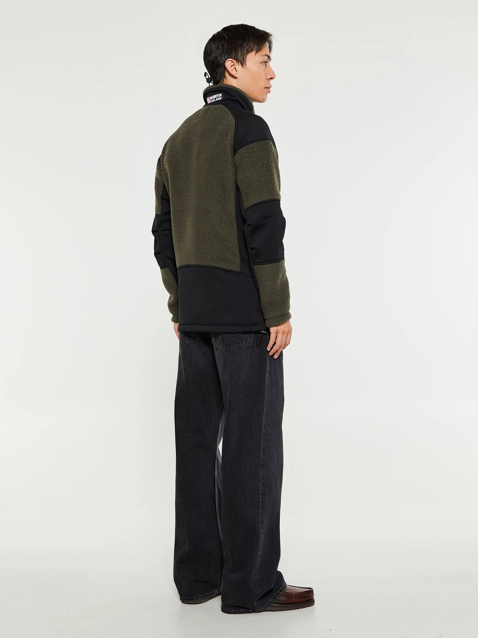 Tindur Technical Shearling Jacket in Peat
