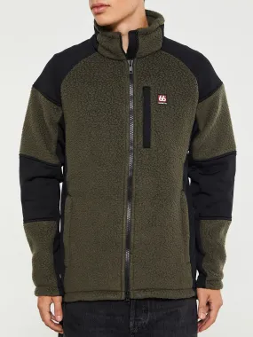 Tindur Technical Shearling Jacket in Peat