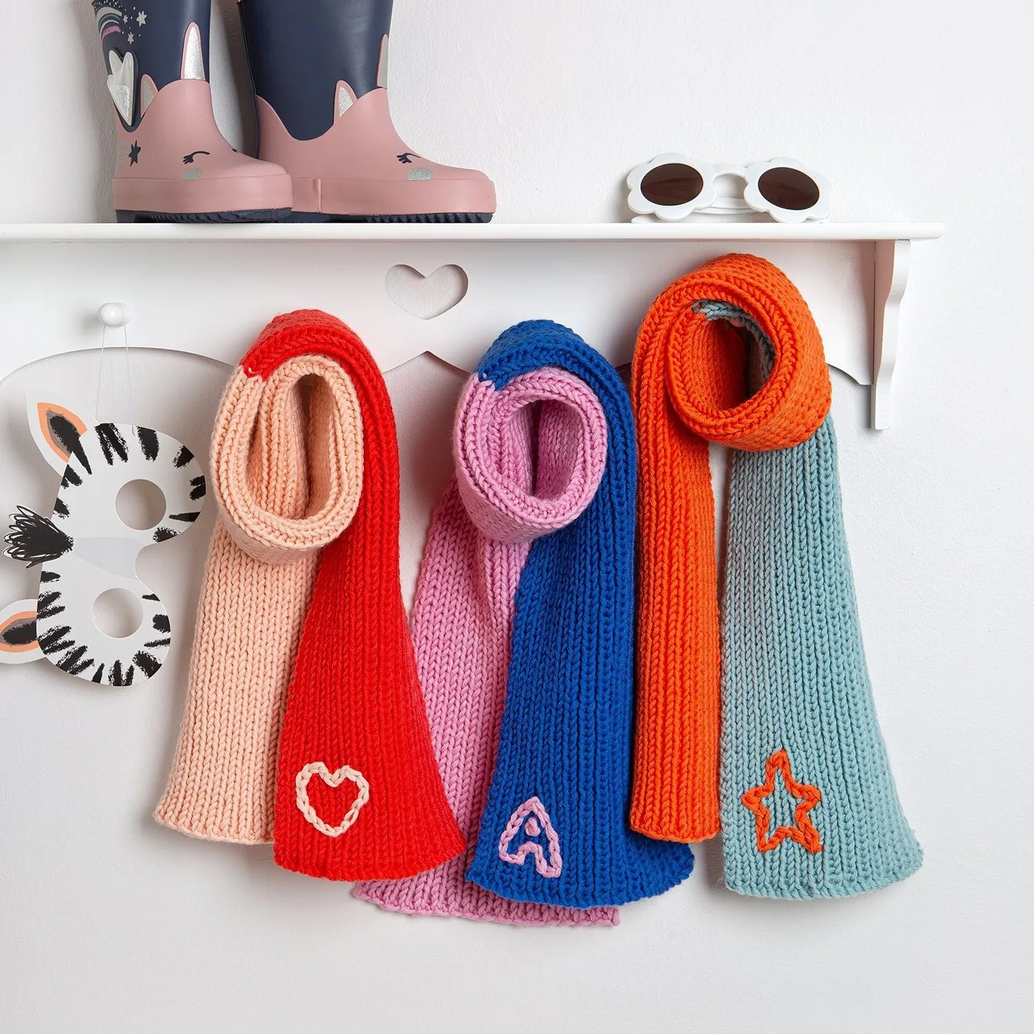 Toddler Scarf Knitting Kit