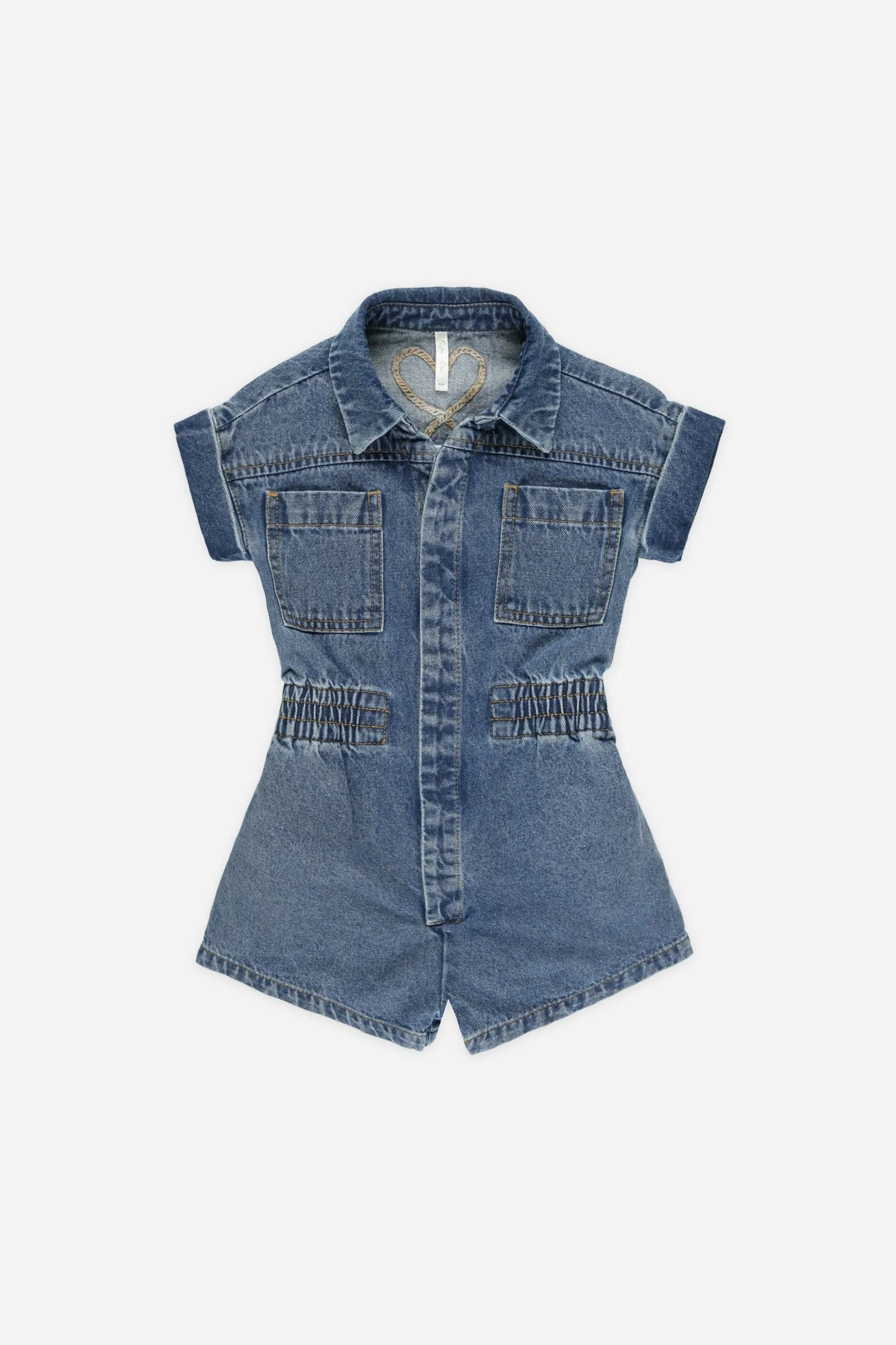 Utility Romper | Indigo