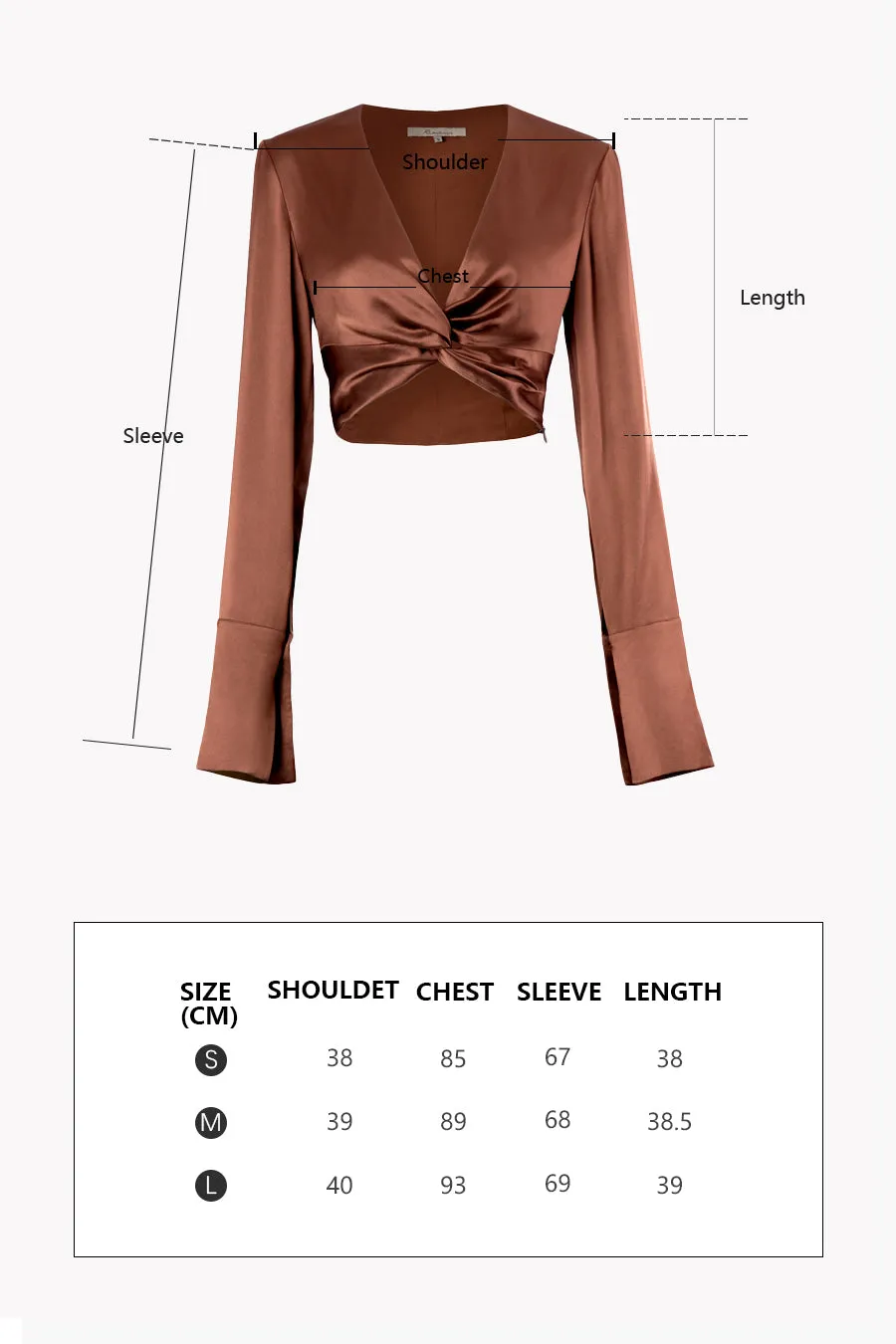 V-neck high waist shirt |Brown shirt | Commuter shirt
