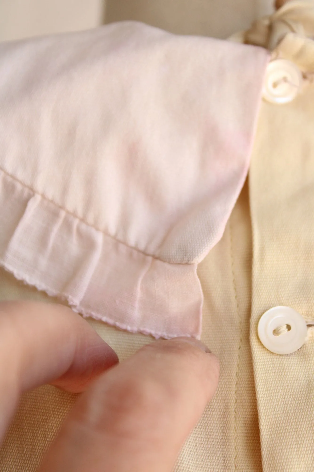 Vintage 1950s Yellow Baby Romper, Age 2 Girls