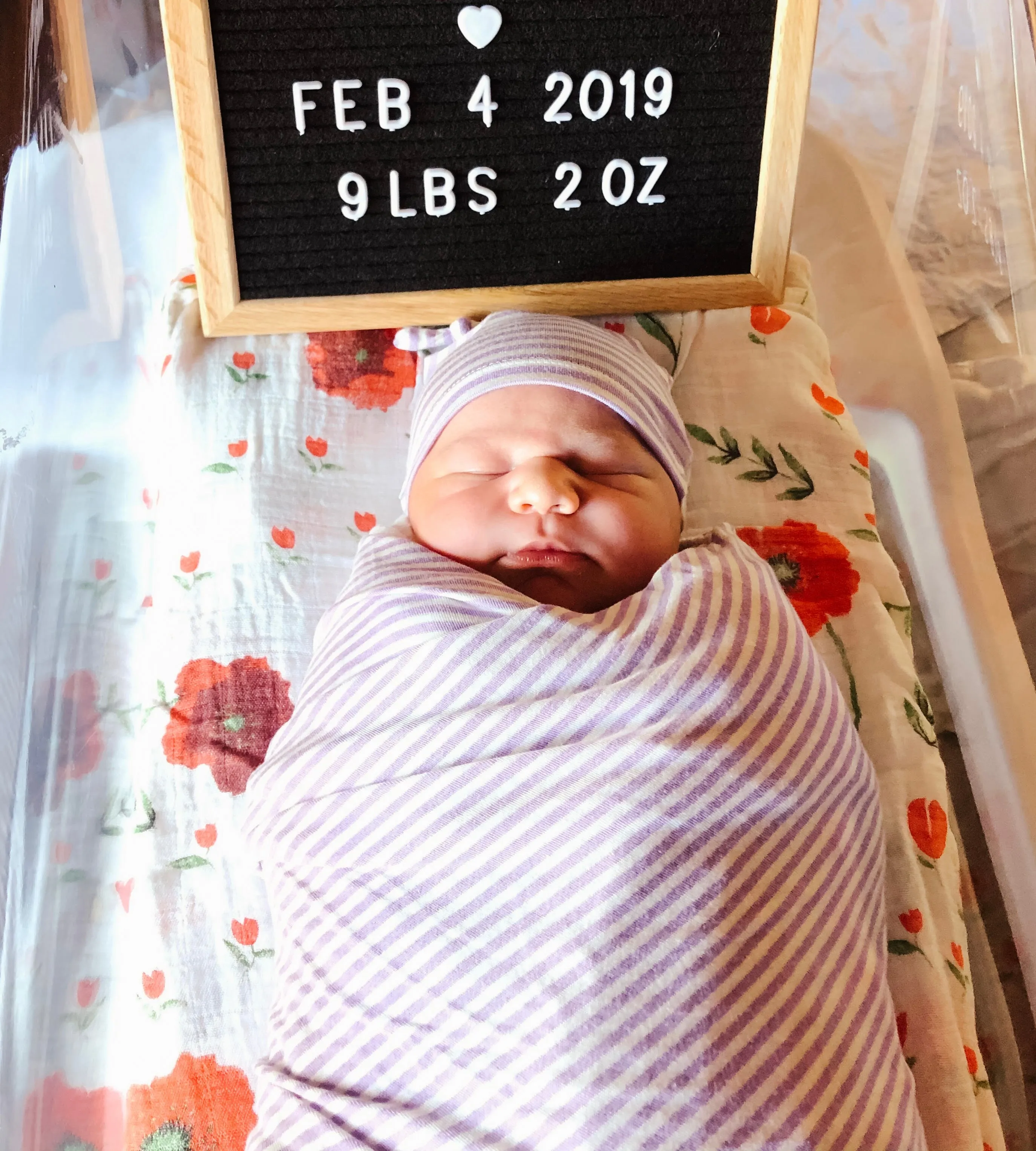 Welcome Baby Swaddle Set