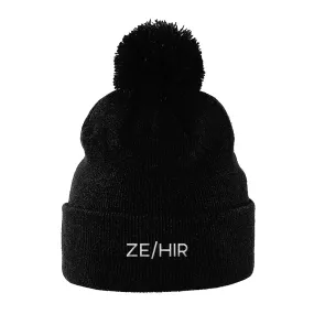 Ze/Hir Pronouns Beanie Hat