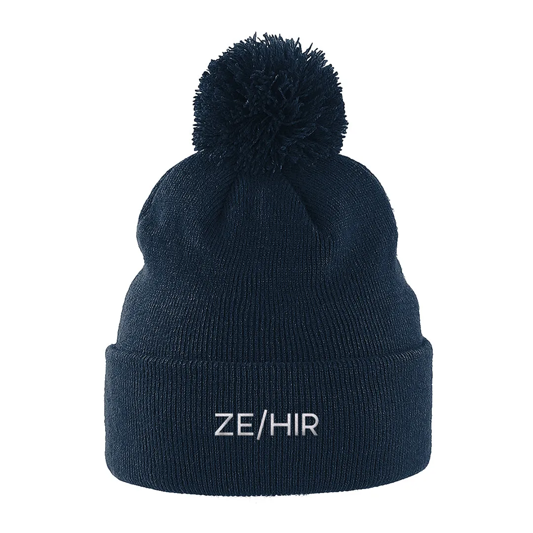 Ze/Hir Pronouns Beanie Hat